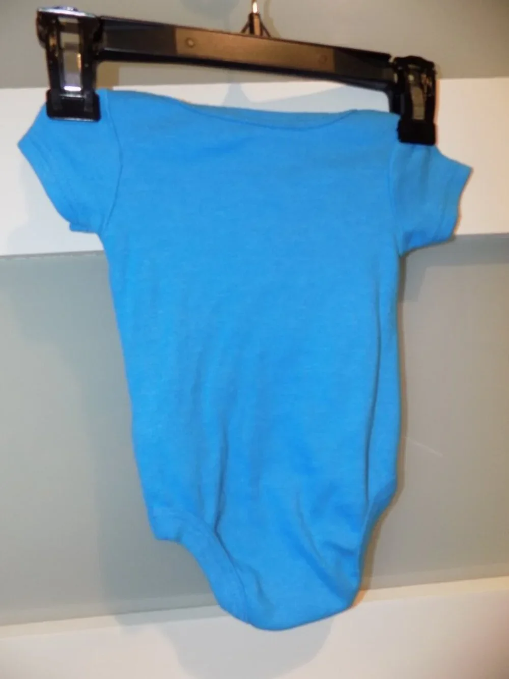STAR WARS STORM TROOPER BLUE BODYSUIT SNAPTEE SIZE 0/3 MONTHS INFANTS